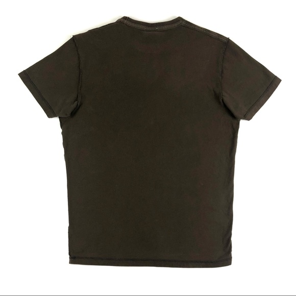 Abercrombie & Fitch Vintage Brown Appliqué Logo Tee - Picture 2 of 8